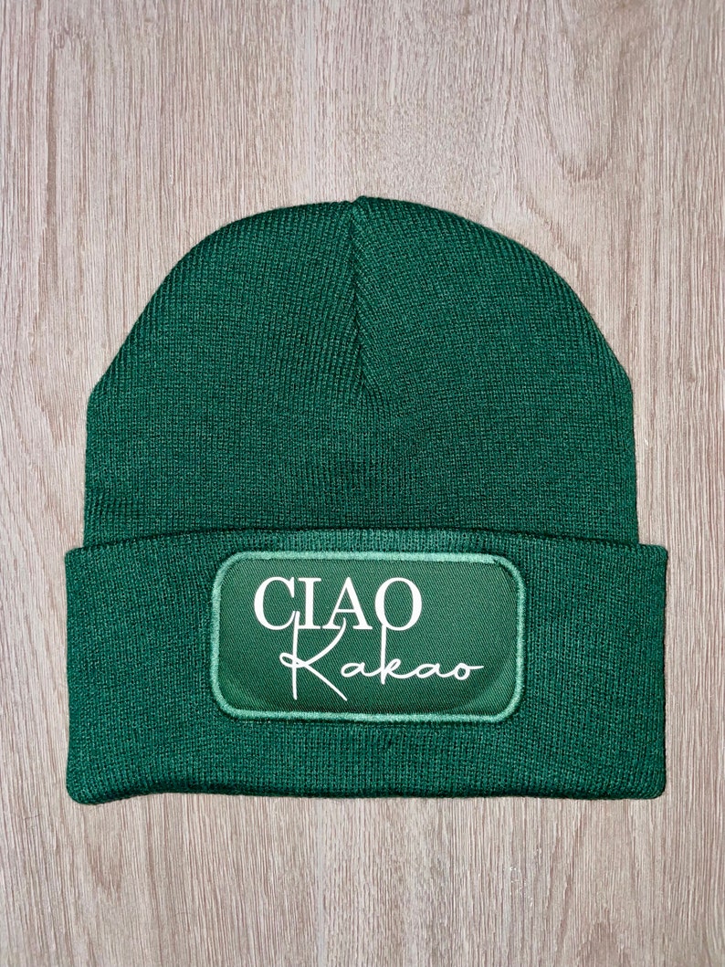 Hipster beanie Ciao Cocoa Green