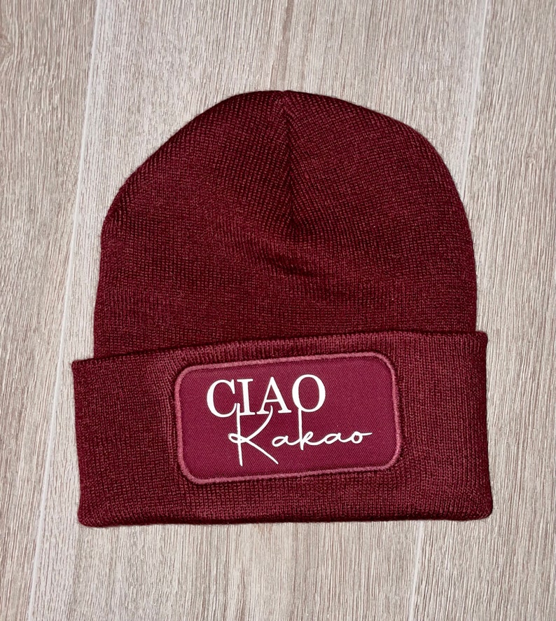 Hipster beanie Ciao Cocoa Weinrot