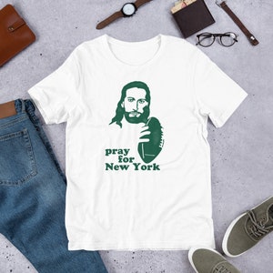 New York T-Shirt / Pray for New York (Grün)
