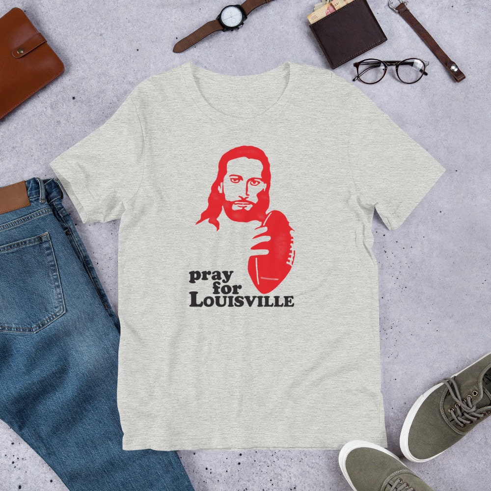  Mens Louisville Kentucky KY Vintage Sports Design Red Print  Premium T-Shirt : Clothing, Shoes & Jewelry