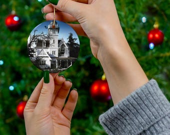 Ceramic Practical Magic ornament