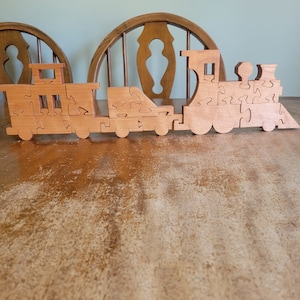 Wooden Train Puzzle