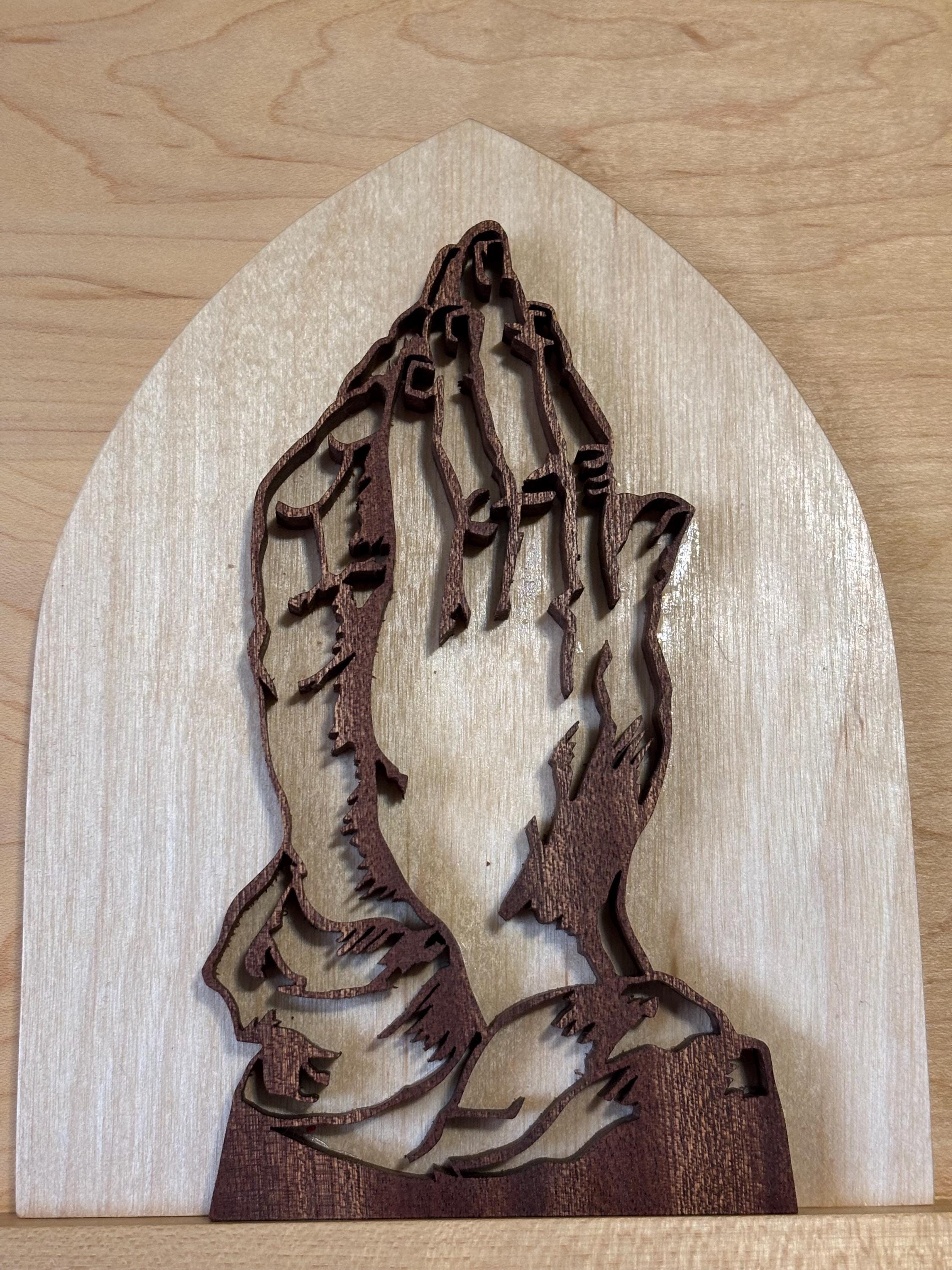 Prayer Hand Tree Wooden Praying Hands - Etsy