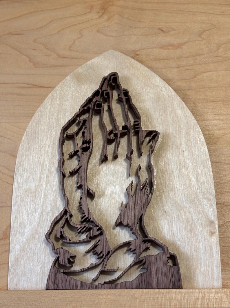 Prayer Hand Tree Wooden Praying Hands - Etsy