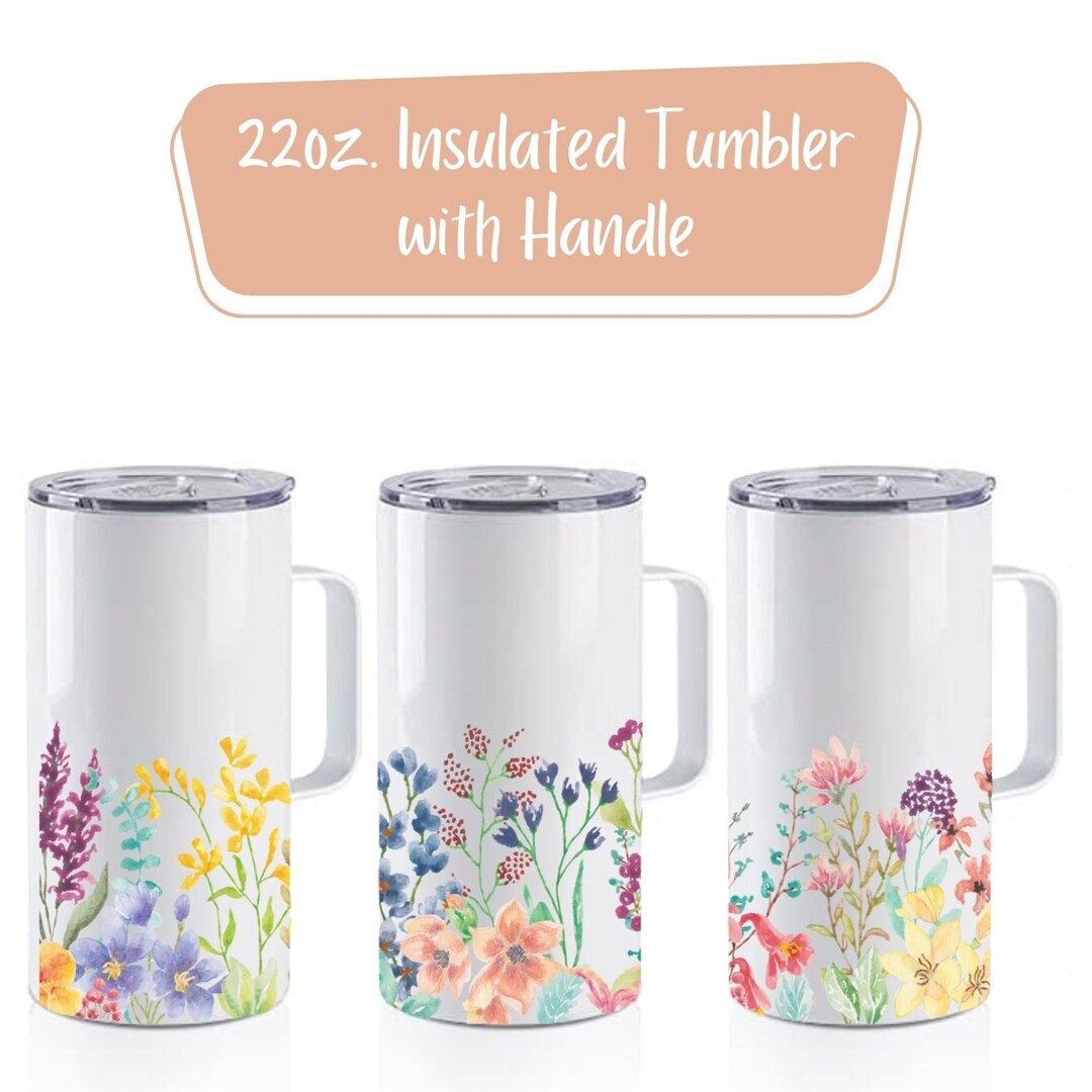 Hydrangeas 22oz Travel Mug main image 0