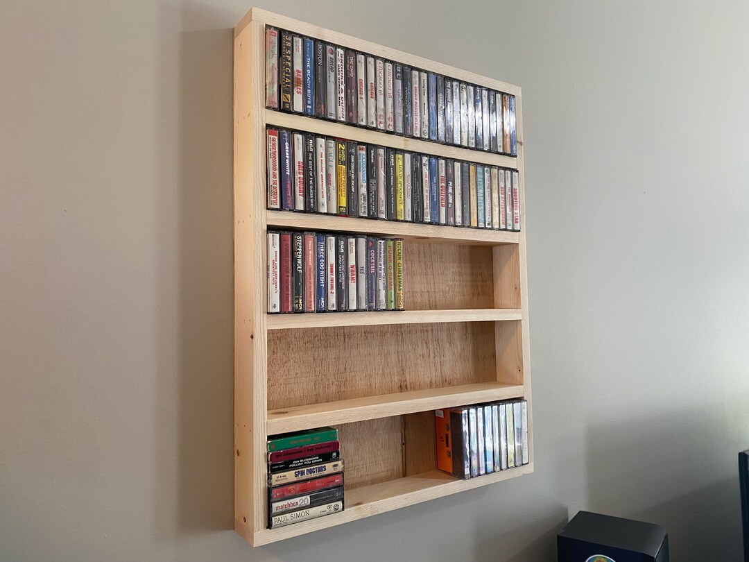 Cassette Tape Shelf 160 Capacity Etsy