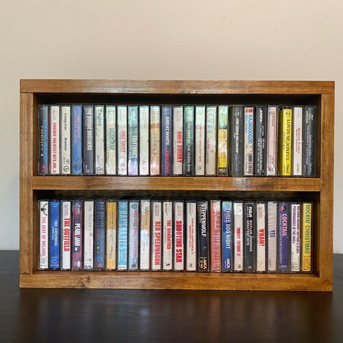 Cassette Tape Display Shelf 48 Cassette Capacity Display Etsy