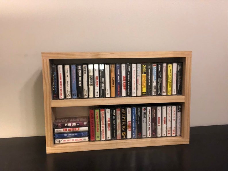 Cassette Tape Display Shelf 48 Cassette Capacity Display Etsy