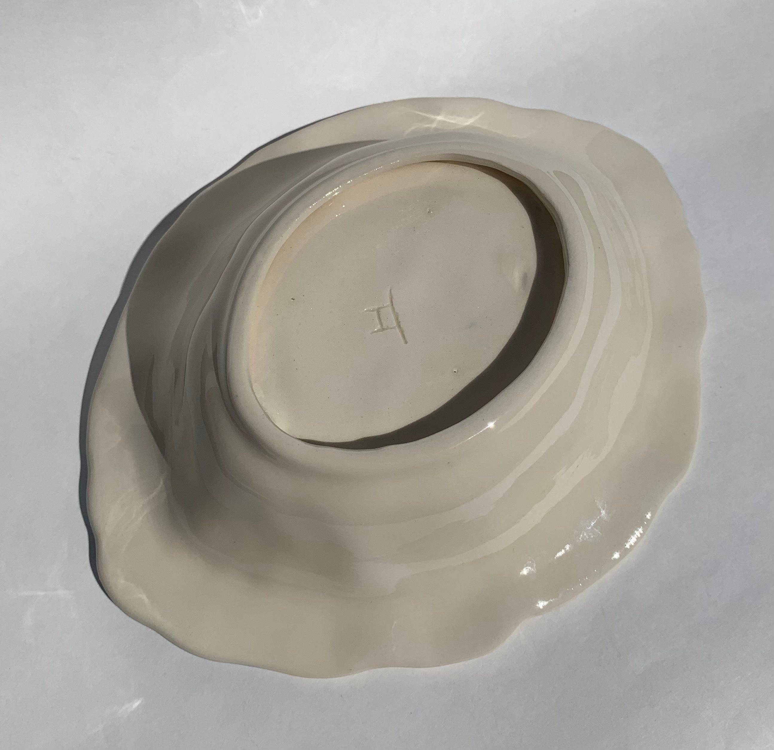 Arnel's Pitcher and Basin Set Small 7 High Blue and White Pattern 1978