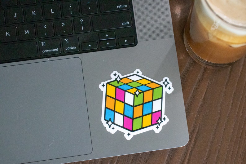 Rubix Cube Sticker Less Rubix Cube Sticker - Etsy