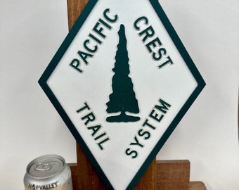 Pacific Crest Trail Sign - Vintage Diamond