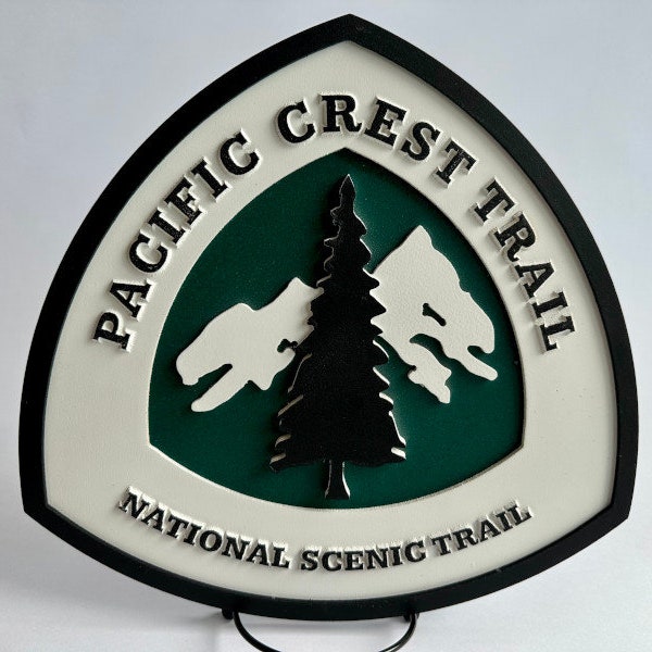Aazon.co: Pacific Crest Trail National Scenic Sign Shaped Sticker