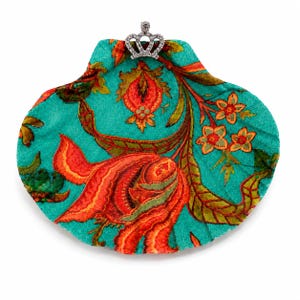 Mahjong Dice Dish | Mahjong Queen Shell Dish | Decoupage Scallop Shell | Mahjong Gift for Her | Dice Holder image 16