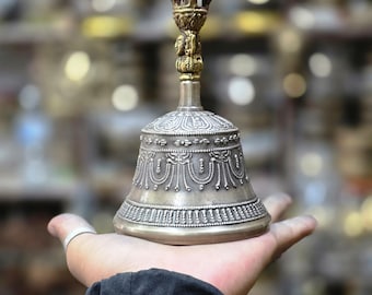 Handmade Tibetan Bell: Religious Ceremony Instrument for Space Cleansing