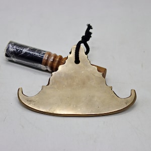 Cloche birmane Kyeeze birman et chant dordjé - Petit gong - Cloche traditionnelle en bronze - Haute qualité - Bodhi Bowls
