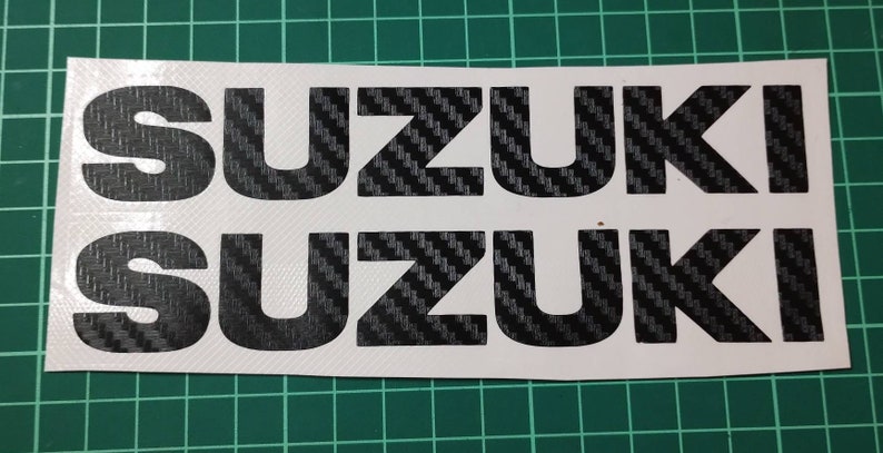 Suzuki decals set of 2 for tank/fairing/bellypan image