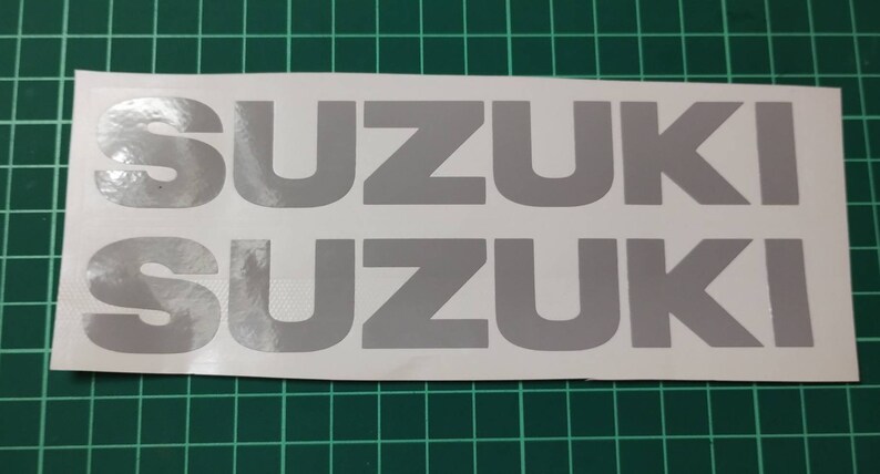 Suzuki decals set of 2 for tank/fairing/bellypan image