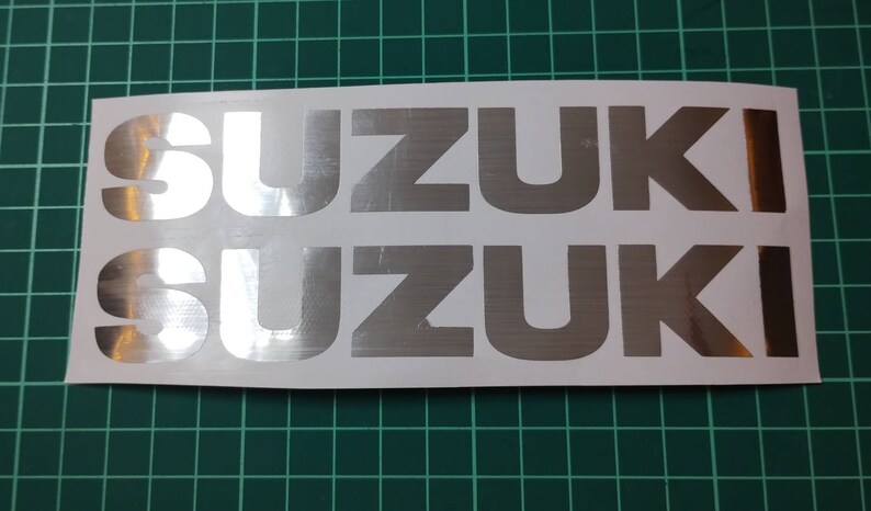 Suzuki decals set of 2 for tank/fairing/bellypan image
