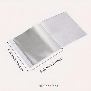 Faux Silver Gilding Sheets