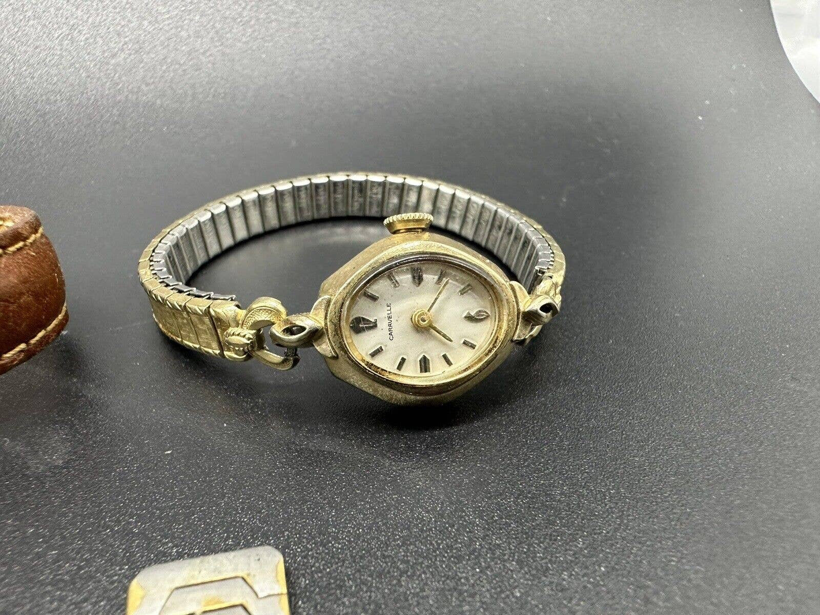 Caravelle/bulova Watch Lot , Parts, Repair, Need Batteries, Untested Etsy