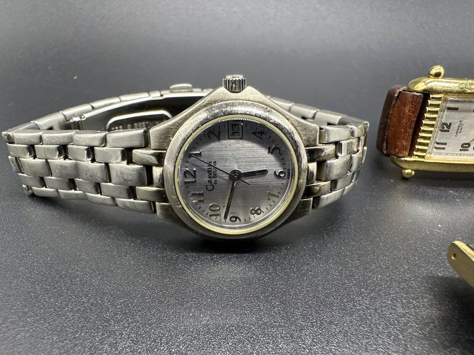 Caravelle/bulova Watch Lot , Parts, Repair, Need Batteries, Untested Etsy