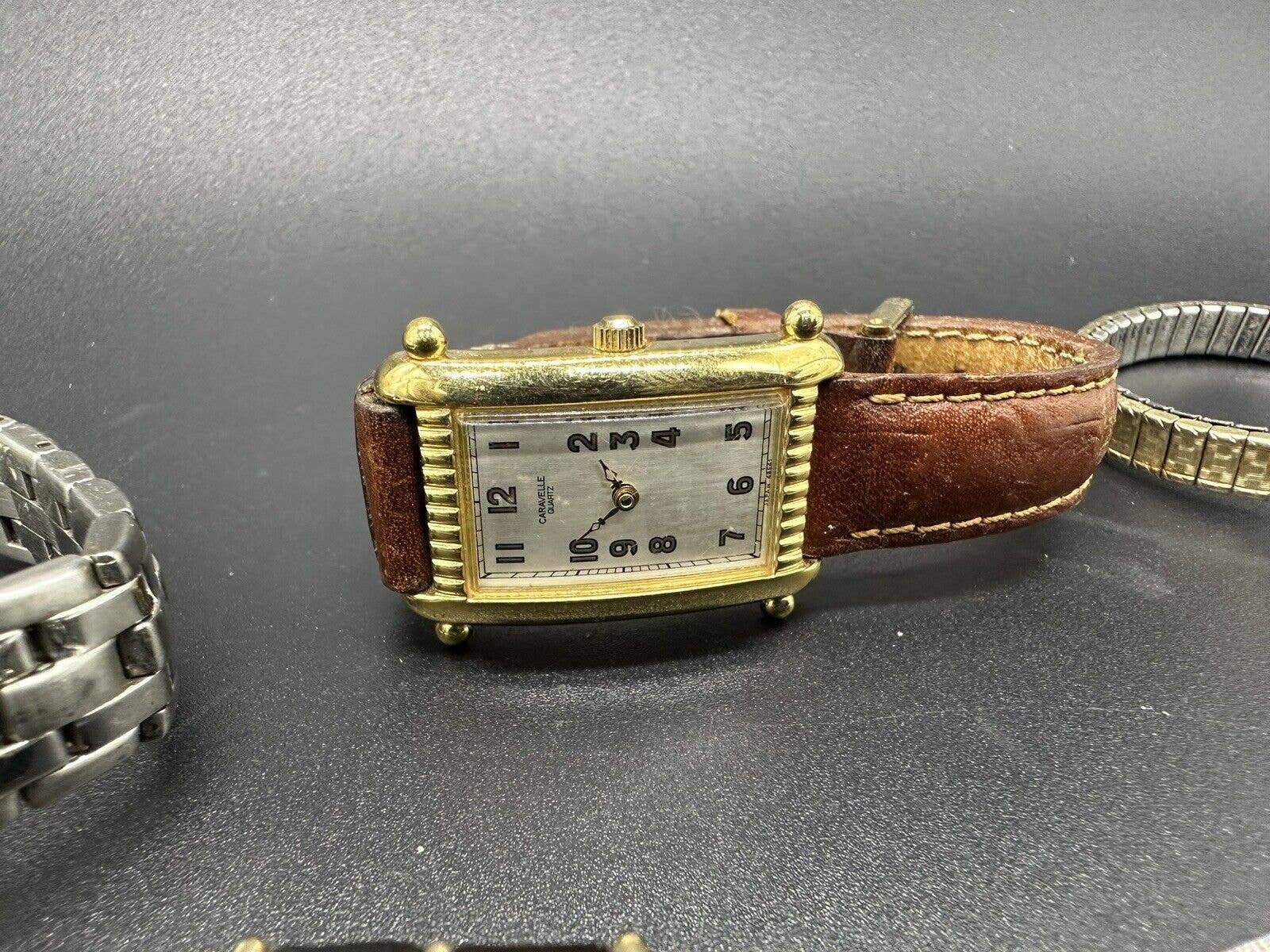 Caravelle/bulova Watch Lot , Parts, Repair, Need Batteries, Untested Etsy