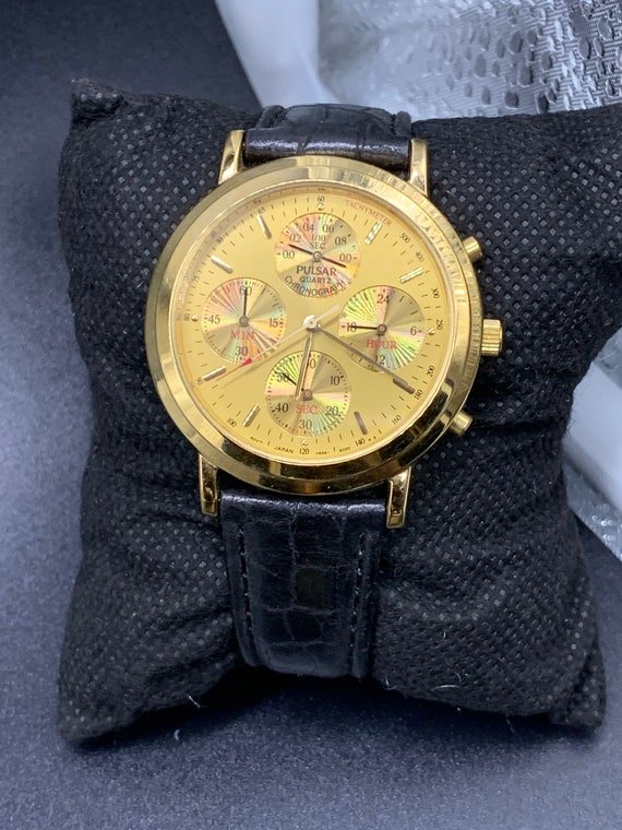Montre Bracelet Vintage Seiko Chronographe – Cadran Argenté – Acier Inoxydable – Occasion