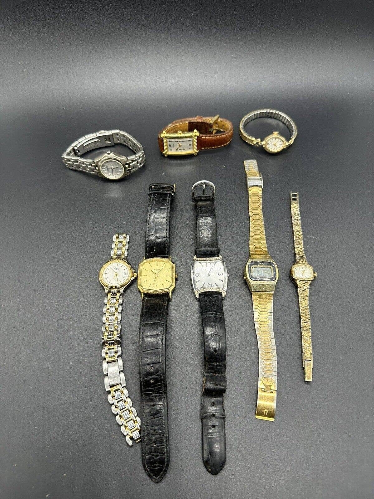 Caravelle/bulova Watch Lot , Parts, Repair, Need Batteries, Untested Etsy