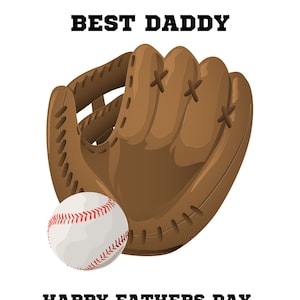 Regalo artesanal del día del padre con huellas de manos para papá, artesanía deportiva del día del padre, regalo del día del padre de béisbol, arte con huellas de manos imprimible para papá