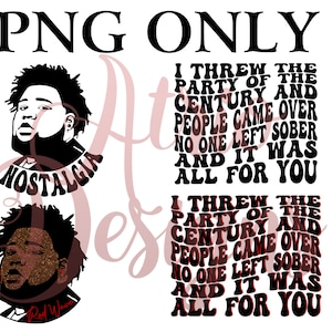 Rod Wave, Original Designer, 4 Files, in Glitter or Plain, Great Gatsby ...