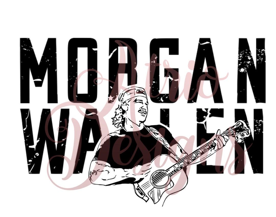 Morgan Wallen Playing His Guitar, PNG, Sublimation - Etsy