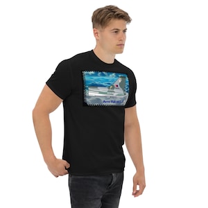 Aviation Tee Shirt: Avro Vulcan V Bomber in black free shippingUnisex classic tee