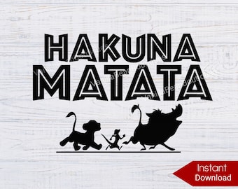 Hakuna Matada SVG, Lion King Simba SVG, Hakuna Matada png, Family Vacation Shirt SVG