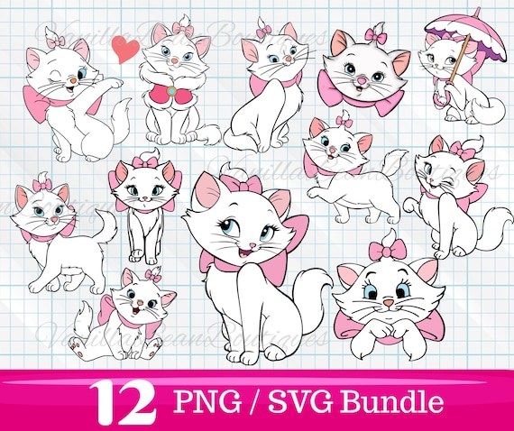 Aristocats SVG Bundle, Marie Svg, Layered Svg, Cat Svg, Aristocats Png  Clipart - Etsy