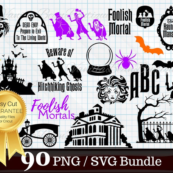 Haunted Mansion SVG Bundle, Haunted Mansion PNG, Haunted Mansion SVG, Haunted Mansion Shirt, Haunted Mansion Clipart