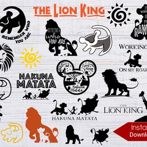 Lion King Svg - Etsy