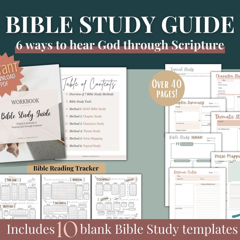 Bible Study Guide - Etsy