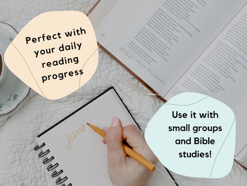 Digital Chronological Bible in a Year Reading Plan for printable or tablet use. Features weekly readings from Genesis to Revelation in chronological order. A helpful Bible reading tracker and scripture guide to deepen your understanding of God’s story. Ideal for Bible study, devotions, and Christian journaling.