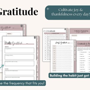 Digital prayer journal and scripture journal PDF with clickable navigation. Daily devotional pages gratitude prompts monthly and yearly spiritual goals memory verse sheets and sermon notes. Compatible with GoodNotes Notability and other PDF apps. Perfect Christian gift for women.