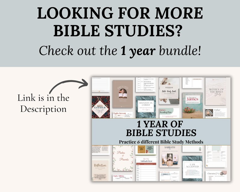 Christian Women of the Bible Study Workbook featuring 65 pages of printable devotionals, journaling pages, and Scripture study guides. Women of Courage theme includes a reflection journal and planner-style templates. Perfect as a Bible Study for women PDF download, small group workbook, or printable devotional resource for Christian women and teens.