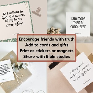 Variety of Printable Scripture Cards, Encouragement Cards, Prayer Cards ...
