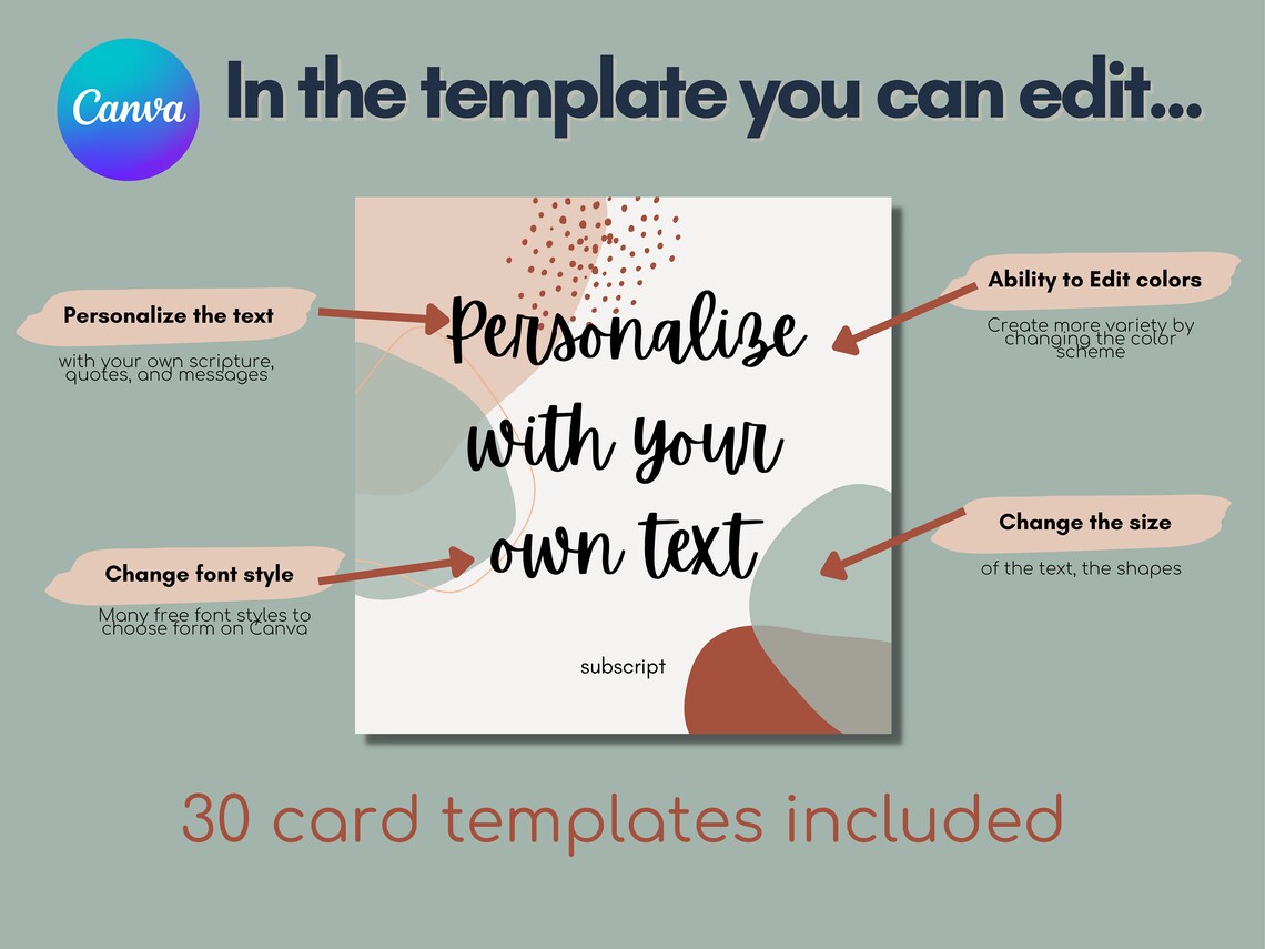 Editable and Printable Scripture Cards Personalized Scripture - Etsy