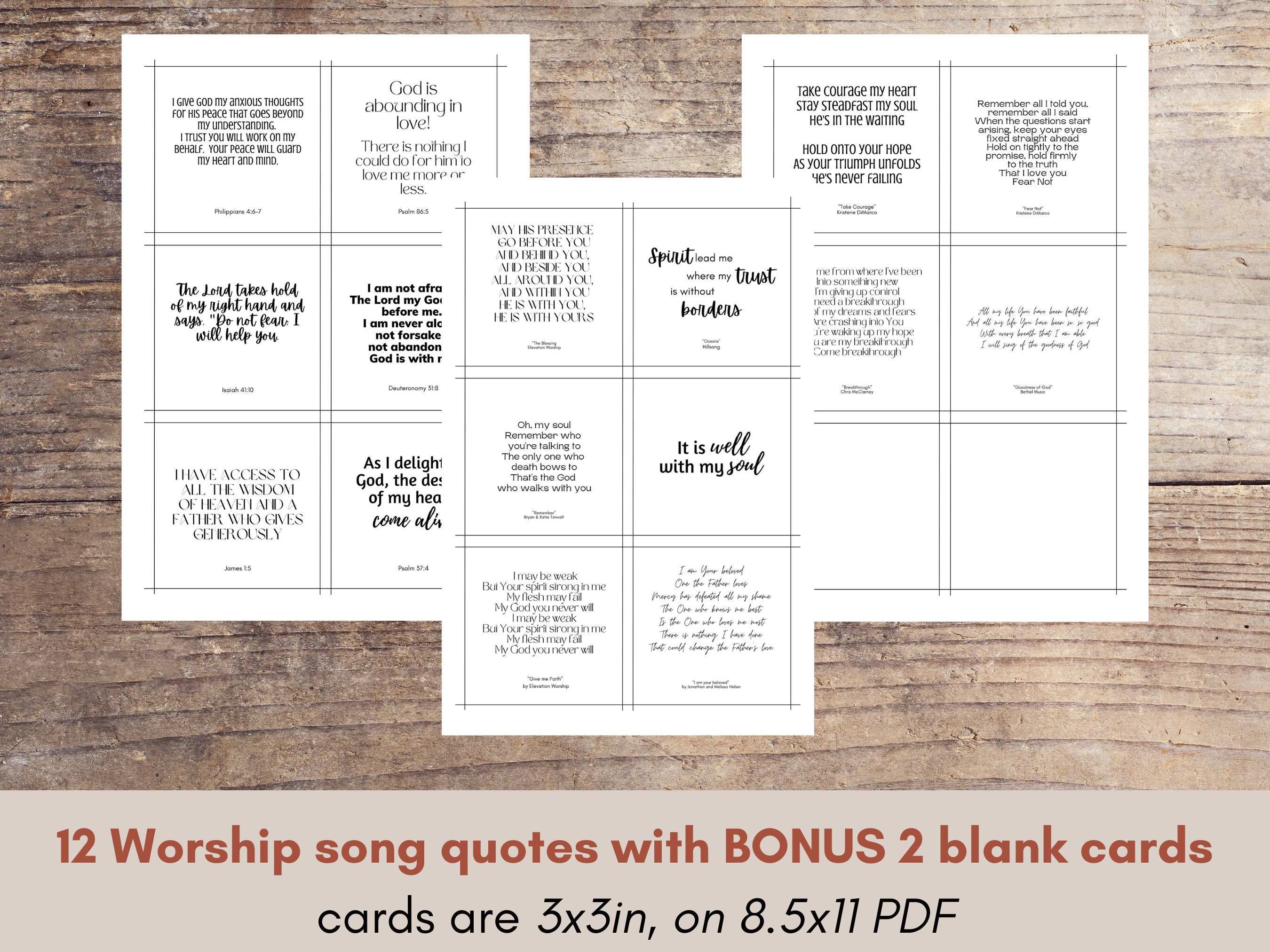 Variety of Printable Scripture Cards, Encouragement Cards, Prayer Cards ...