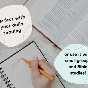 Bible Reading Tracker Daily Printable Bible Study Template Christian Journal Planner Faith Download Scripture Reading Christian Gift Idea image 5