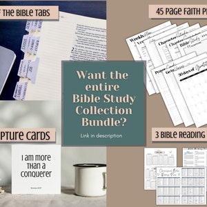 Printable Bible Study Planner and Bible Reading Trackers - Etsy