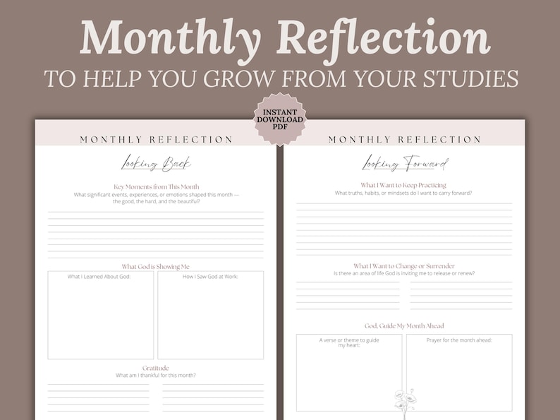 Digital Bible study worksheet designed for an inductive Bible study method. This printable journal page includes sections for Scripture notes, observations, interpretation, application, and prayer. A clean, distraction-free layout created to help Christian women study God’s Word thoughtfully and accurately.