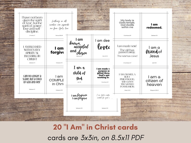 Variety of Printable Scripture Cards, Encouragement Cards, Prayer Cards ...