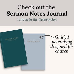 Predigt Notizen Druckbares Schrift Reflection Journal Wachsen Sie im Glauben Kirche download Christian Geschenkidee Glaube Teen PDF Boho Goodnotes Bild 8