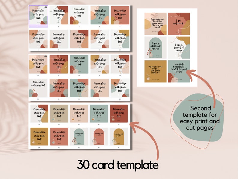 Editable and Printable Scripture Cards Personalized Scripture - Etsy