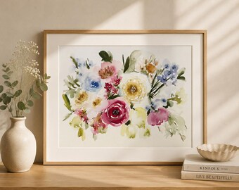 Renewal | Original Watercolor Painting | Blooming Through Summer Collection